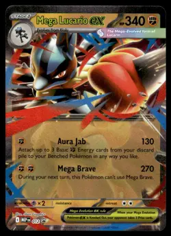 Pokemon TCG SV Promo #012 Mega Lucario ex - Image 1