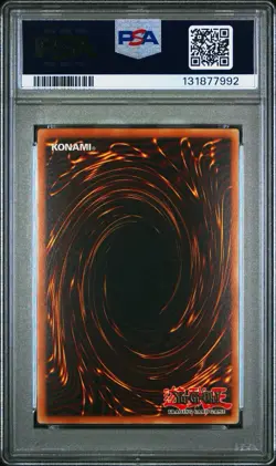 2003 Yu-Gi-Oh! Gearfried The Iron Knight BPT Limited Edition Secret Rare PSA 9 - Image 2