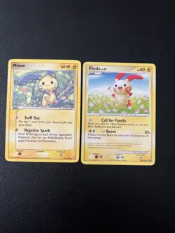 Pokemon TCG Minun 41/107 Deoxys Uncommon Card Normal LP Nintendo Pokemon 2005 - Image 1