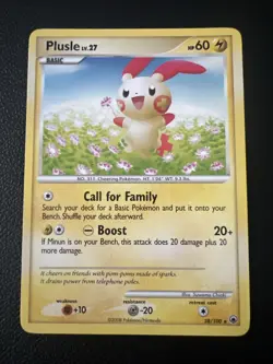 Pokemon TCG Minun 41/107 Deoxys Uncommon Card Normal LP Nintendo Pokemon 2005 - Image 3