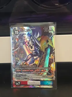 Digimon Card Game Omnimon BT22-015 SR Cyber Eden - Image 1