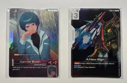 Kamille Bidan & A New Sign Promo - Newtype Challenge - Gundam Card Game English - Image 1