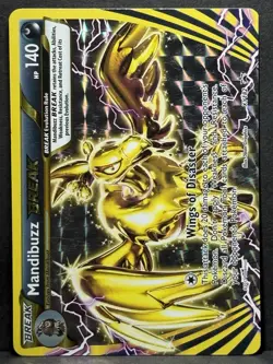 Mandibuzz Break XY182 Holo Promo Card MP - Image 1