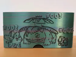 Pokemon Trading Card Storage Box Bulbasaur Ivysaur Venusaur 500 cards Multicolor - Image 3