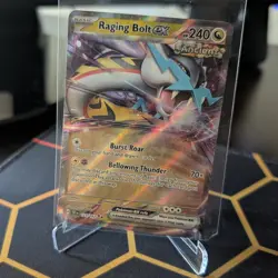 Pokemon TCG Raging Bolt ex 123/162 Double Rare Card TEF NM - Image 1