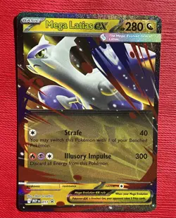 Mega Latias ex - MEP 011 - Mega Evolutions Black Star Promo Pokemon Card - NM - Image 1