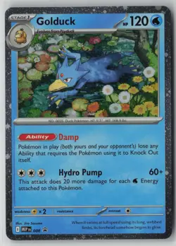 Golduck 008 Pokemon TCG Mega Evolution Promo Holo Rare Card (Near Mint) NM 1 - Image 1