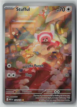 Stufful 154/132 Pokemon Mega Evolution Illustration Rare Near Mint Card (NM) 2 - Image 1