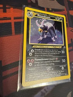 Pokemon TCG Neo Discovery Houndoom 4/75 Unlimited Holo Rare Card - Image 2