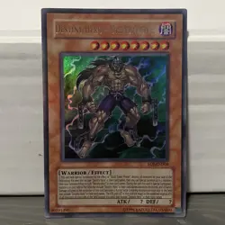 UNLIMITED DESTINY HERO-DREADMASTER 1996 EOJ-EN004 YUGIOH CARD (LP/MP) - Image 1
