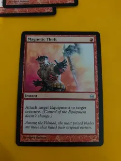 Magnetic Theft. Instant Fifth Dawn Magic the Gathering Card. - Image 2
