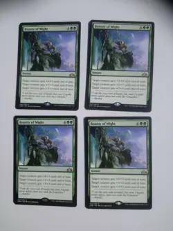 Magic the gathering Card. Bounty of Might playset. GRN Instant .4 cards - Image 2