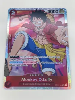 One Piece Card Game THE BEST - Monkey D. Luffy OP01-024 SR - Image 1