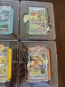 Lot of 8 Pokemon TCG S-Chinese Nine Colors Gathering Card Cases Key Chains - Image 4