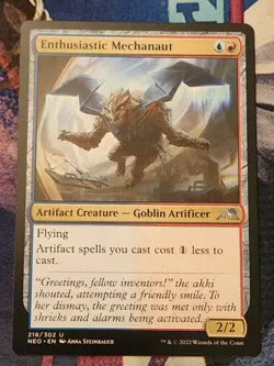 MTG - NEO - Enthusiastic Mechanaut - Image 1