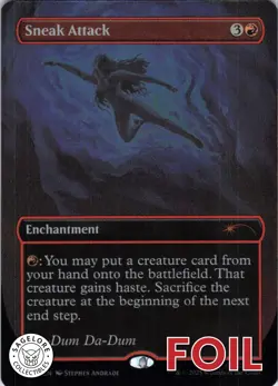 MTG Sneak Attack (Rainbow Foil) (2178) | NM Foil | Secret Lair {SLD} - Image 1