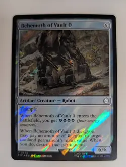 MTG - Behemoth of Vault 0 - PIP - U - Surge Foil - 655 - Image 1