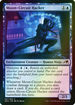 MTG Moon-Circuit Hacker Foil ** Kamigawa: Neon Dynasty ** English (NM) - Image 1