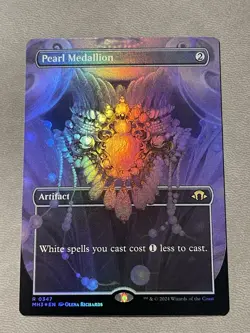 Pearl Medallion (Borderless) MTG Modern Horizons 3 Foil NM - Image 1