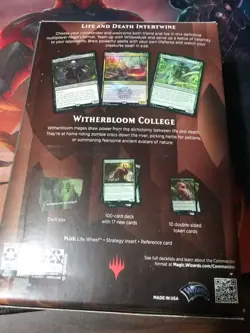 MTG magic The Gatherinder Strixhaven Witherbloom Witchcraft Sealed Commander Edh - Image 3