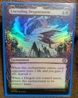 Corroding Dragonstorm (Showcase) - Tarkir: Dragonstorm (TDM) [FOIL] - Image 1