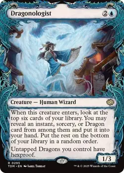 Dragonologist - Showcase - MtG Tarkir Dragonstorm - NM - Image 1