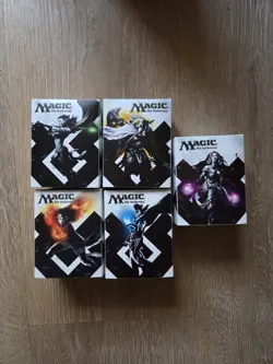 5-Color Set Ultra-Pro MTG Deck Boxes w/ Matching Sleeves - Image 1