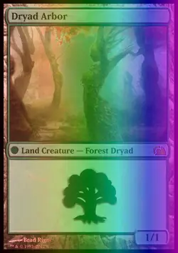 MTG Magic the Gathering Dryad Arbor (5/15) FTV Realms LP FOIL - Image 1