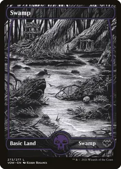 MTG Magic the Gathering Swamp (273/596) Innistrad Crimson Vow LP - Image 1