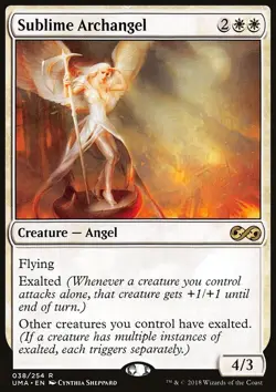 MTG Magic the Gathering Sublime Archangel (38/271) Ultimate Masters LP - Image 1