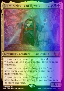 MTG Jetmir, Nexus of Revels (193p/160) Streets of New Capenna Promos NM FOIL - Image 1