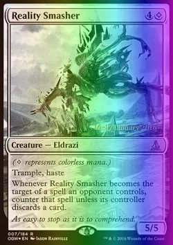 MTG Reality Smasher (7s/65) Oath of the Gatewatch Promos LP FOIL - Image 1