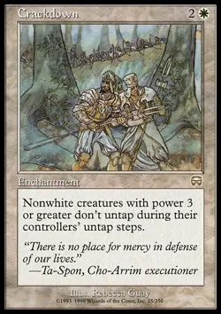 MTG Magic the Gathering Crackdown (15/350) Mercadian Masques LP - Image 1