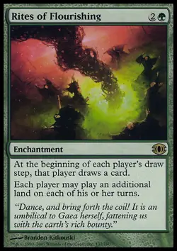 MTG Magic the Gathering Rites of Flourishing (137/180) Future Sight LP - Image 1