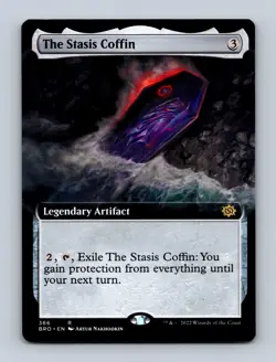 The Stasis Coffin (Extended Art) The Brothers' War Non-Foil MTG NM - Image 1