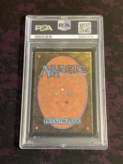 Alpha Mountain (Blue Sky) PSA 6 Vintage MTG Magic The Gathering - Image 2