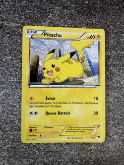 PIKACHU HOLO - POKEMON 5/12 PROMO MAC DONALD MCDO 2013 FR - Image 1