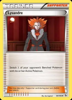 Pokemon Lysandre (90/121) Flashfire MP - Image 1