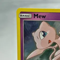 Pokemon Mew SM215 Cosmos Holo Black Star Promo Hidden Fates - Image 2