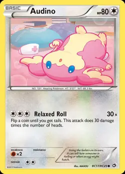 Pokemon Audino (RC17/153) Legendary Treasures LP HOLO - Image 1
