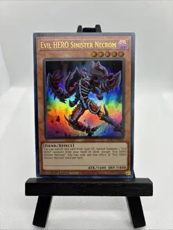 Evil HERO Sinister Necrom (Blue) LDS3-EN026 Legendary Duelists: Season 3 1st... - Image 1