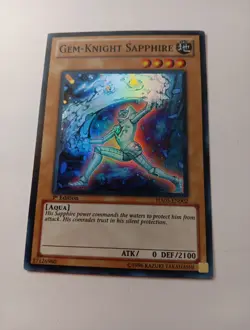 Gem-Knight Sapphire HA05-EN002 Hidden Arsenal 5: Steelswarm Invasion 1st Edition - Image 2