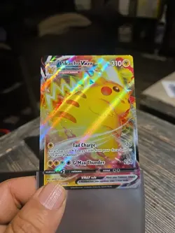 Pikachu VMAX SWSH286 Holo Promo Card Minty - Image 2