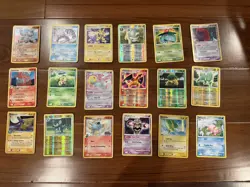 Vintage Pokemon Card Lot Holo Charizard, Uxie, Gyarados etc 18 cards - Image 1