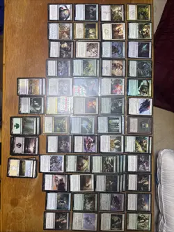 Pre-Built MTG Deck/(85) Cards/Green Black White/Deathtouch Themed - Image 1