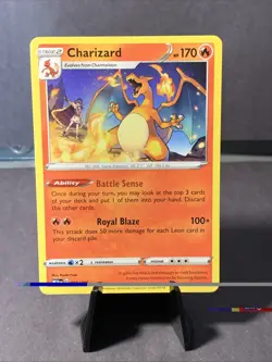 Pokemon TCG Charizard #001/015 McDonald's Promos 2024 Non Holo Rare Card NM - Image 1