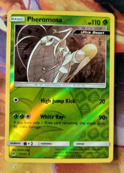Pheromosa 11/131 Reverse Holo NM Forbidden Light Sun And Moon 2018 Pokemon Card - Image 1