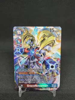 GraceNovamon EX5-073 Alternate Art Animal Colosseum NM Digimon Card - Image 1