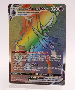 Shadow Rider Calyrex V Max 204/198 Chilling Reign Rare Rainbow Holo Pokemon Card - Image 1