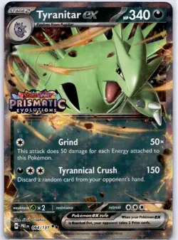 Tyranitar ex (Prismatic Evolutions Stamp) Double Rare Miscellaneous Cards & Prod - Image 1